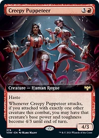 Creepy Puppeteer - Foil - Extended Art