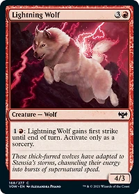 Lightning Wolf - Foil