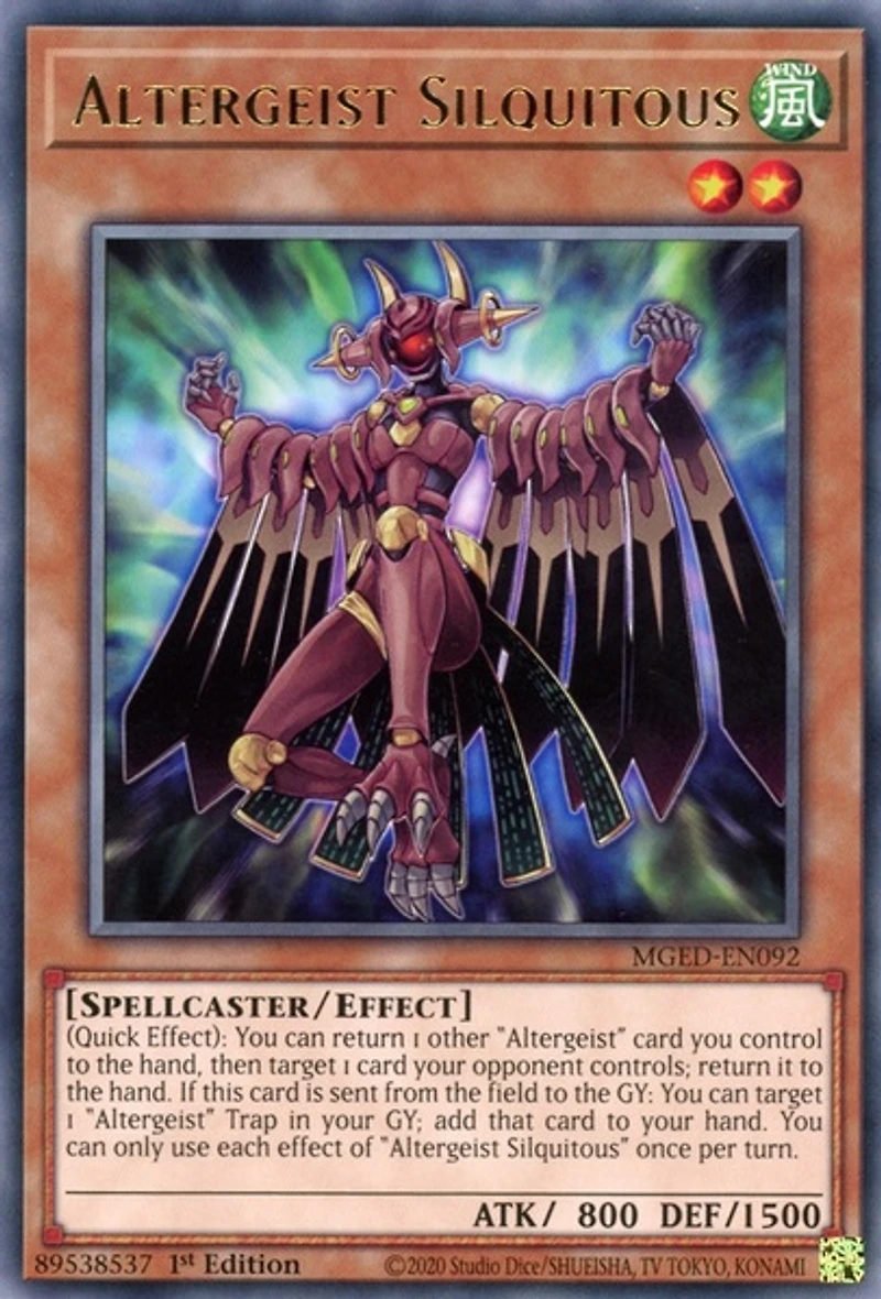 Altergeist Silquitous - MGED-EN092 - Rare - 1st Edition