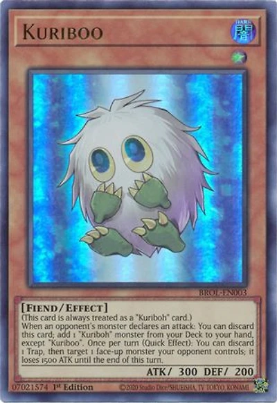 Kuriboo - BROL-EN003 - Ultra Rare - 1st Edition