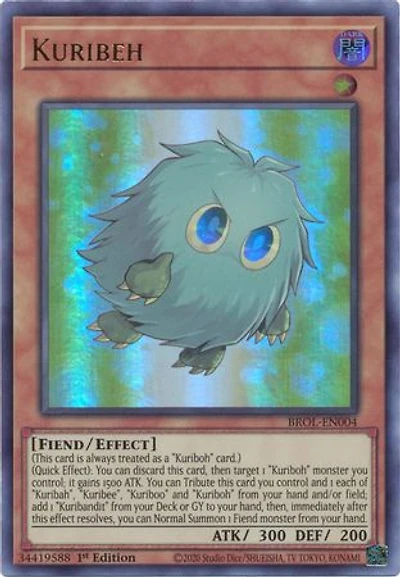 Kuribeh - BROL-EN004 - Ultra Rare - 1st Edition