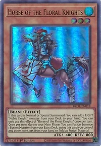 Horse of the Floral Knights - BROL-EN018 - Ultra Rare - 1st Edition