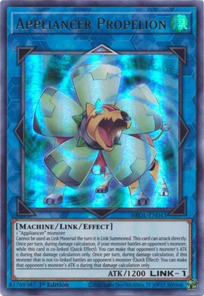 Appliancer Propelion - BROL-EN043 - Ultra Rare - 1st Edition