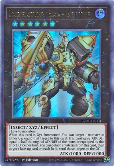 Inzektor Exa-Beetle - BROL-EN084 Ultra Rare 1st Edition