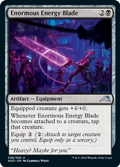 Enormous Energy Blade - Foil
