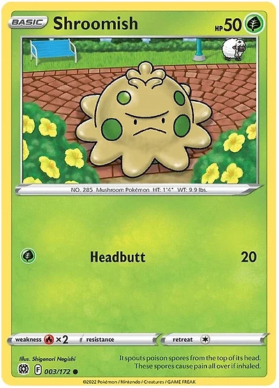 Shroomish - 003/172 - Common