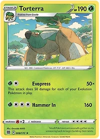 Torterra - 008/172 - Holo Rare