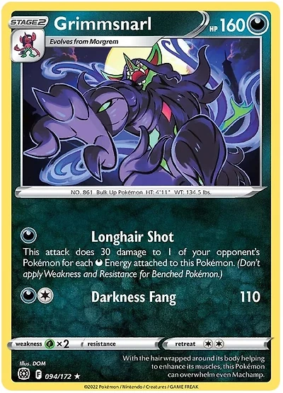 Grimmsnarl - 094/172 - Rare