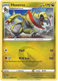 Haxorus - 112/172 - Rare