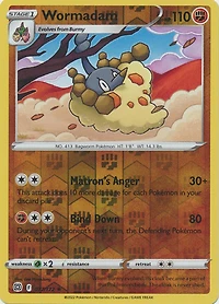 Wormadam - 077/172 - Rare - Reverse Holo