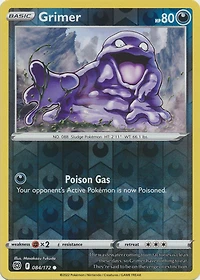 Grimer - 084/172 - Common - Reverse Holo