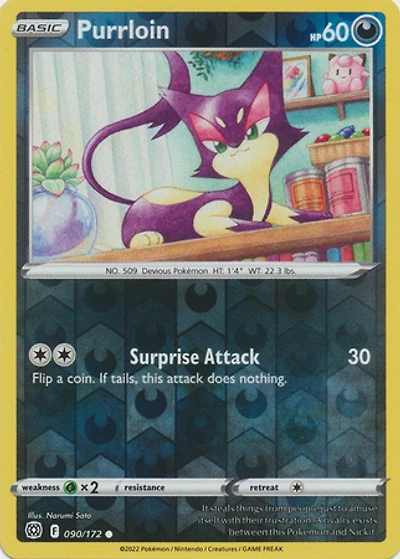 Purrloin - 090/172 - Common - Reverse Holo