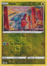 Gible - 107/172 - Common - Reverse Holo