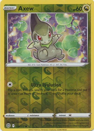 Axew - 110/172 - Common - Reverse Holo
