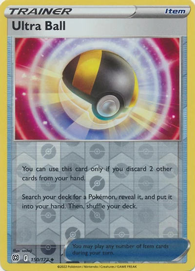 Ultra Ball - 150/172 - Uncommon - Reverse Holo
