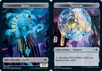 Spirit Token (002) // Treasure Token - Foil