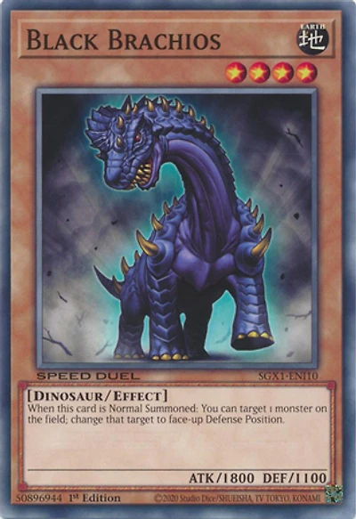 Black Brachios - SGX1-ENI10 - Common - 1st Edition