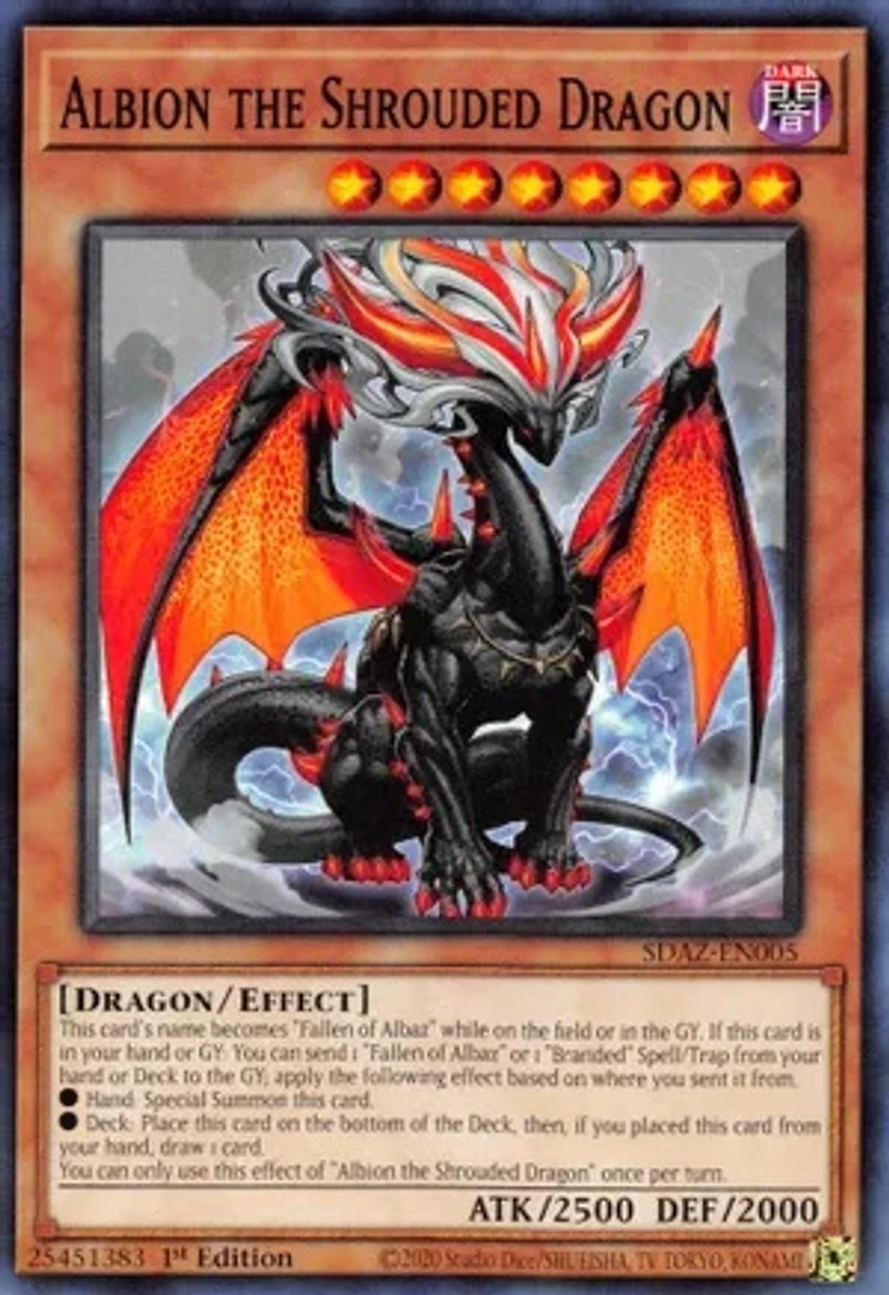 Albion the Shrouded Dragon - SDAZ-EN005 - Common - 1st Edition