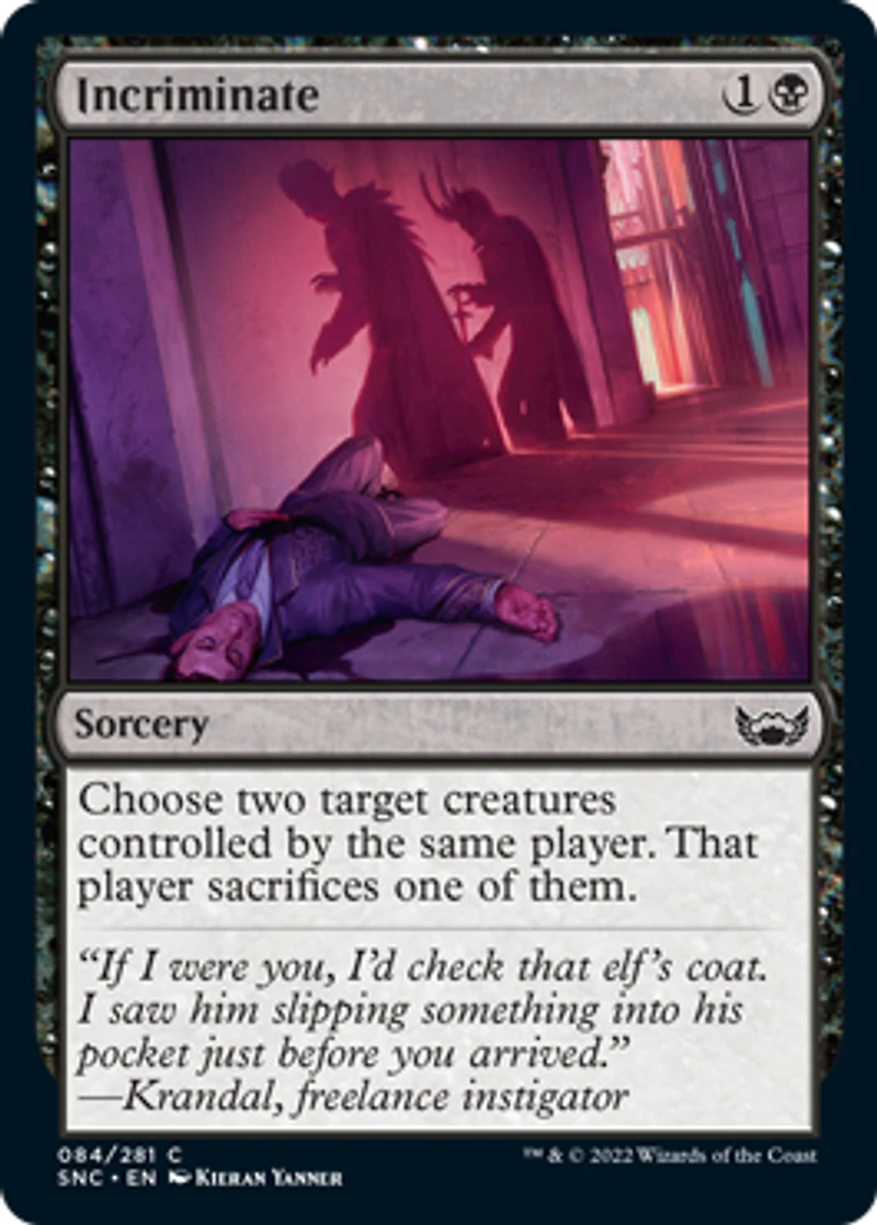 Incriminate - Foil