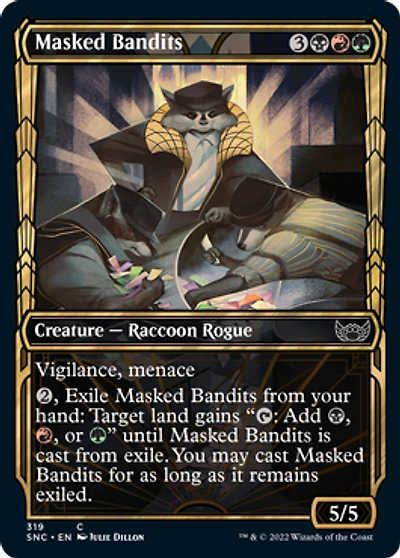 Masked Bandits - Foil - Showcase