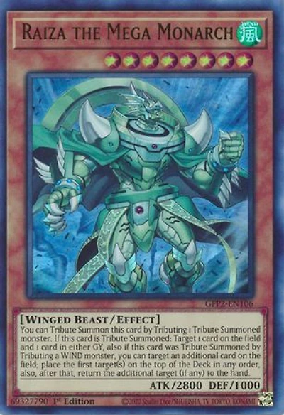 Raiza the Mega Monarch - GFP2-EN106 - Ultra Rare - 1st Edition