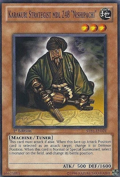Karakuri Strategist mdl 248 "Nishipachi" - STBL-EN021 - Common - 1st Edition