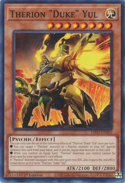 Therion "Duke" Yul - DIFO-EN005 - Common - 1st Edition
