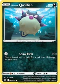 Hisuian Qwilfish - 089/189 - Common