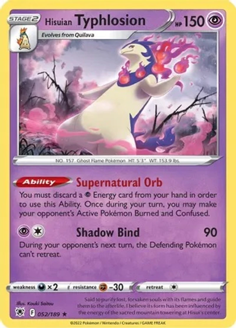Hisuian Typhlosion - 052/189