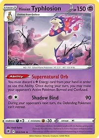 Hisuian Typhlosion - 052/189