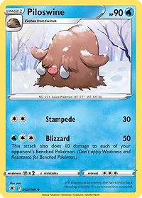 Piloswine - 032/189 - Uncommon