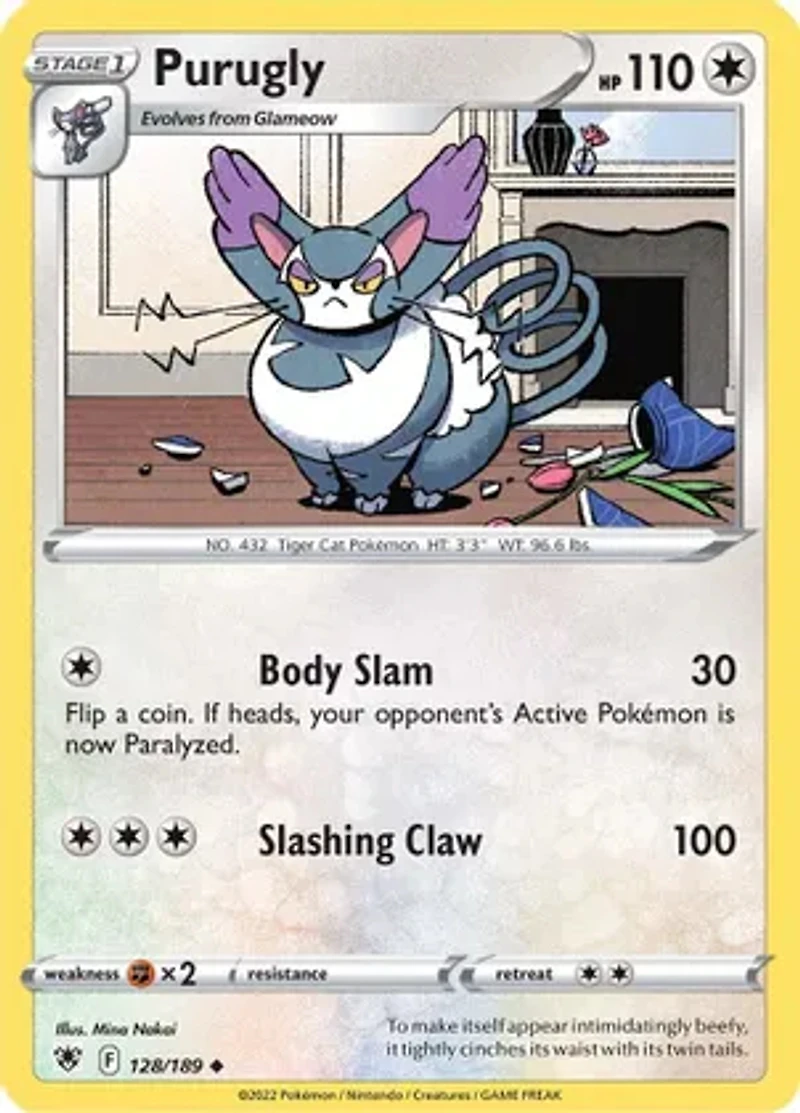 Purugly - 128/189 - Uncommon