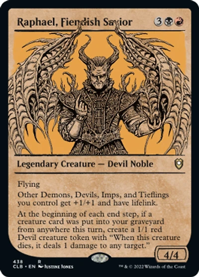 Raphael, Fiendish Savior - Foil - Showcase