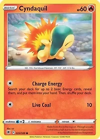 Cyndaquil - 023/189 - Common - Reverse Holo