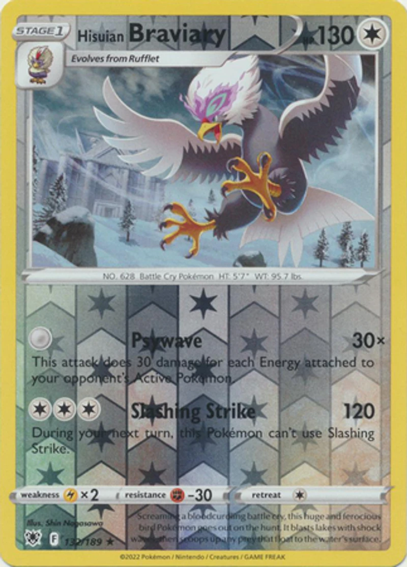 Hisuian Braviary - 132/189