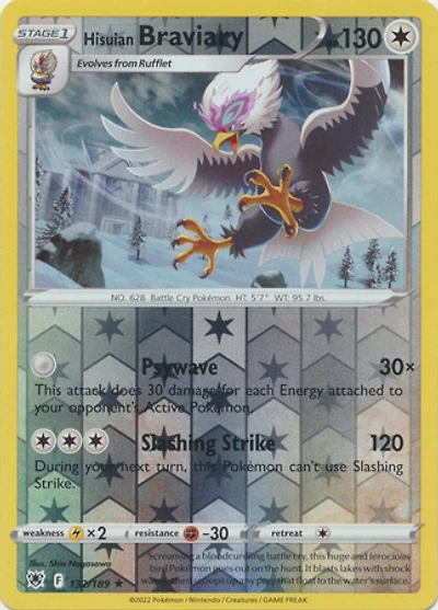 Hisuian Braviary - 132/189