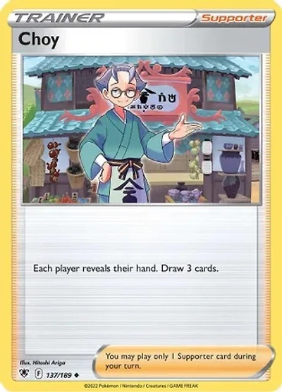 Choy - 137/189 - Uncommon - Reverse Holo