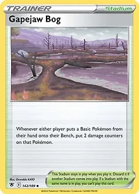 Gapejaw Bog - 142/189 - Uncommon - Reverse Holo