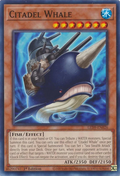 Citadel Whale - LED9-EN026 - Common - 1st Edition