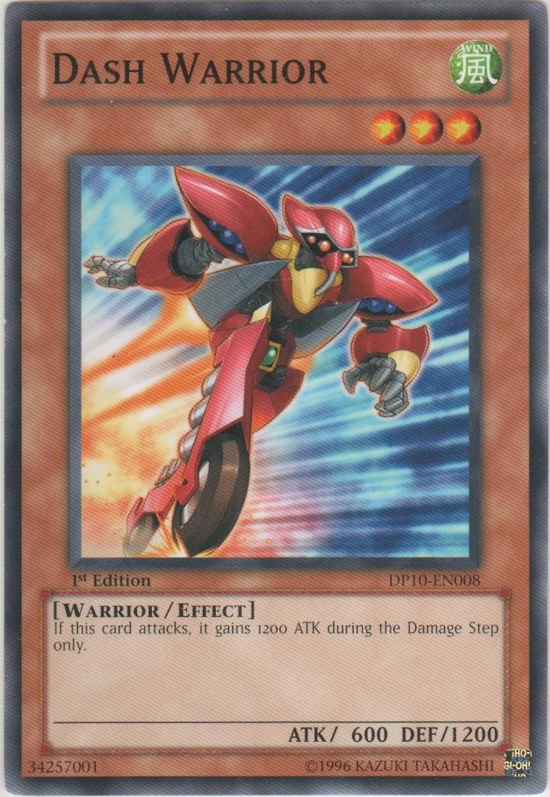 Dash Warrior - DP10-EN008 - Common - 1st Edition