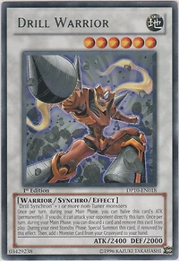 Drill Warrior - DP10-EN018 - Rare - 1st Edition