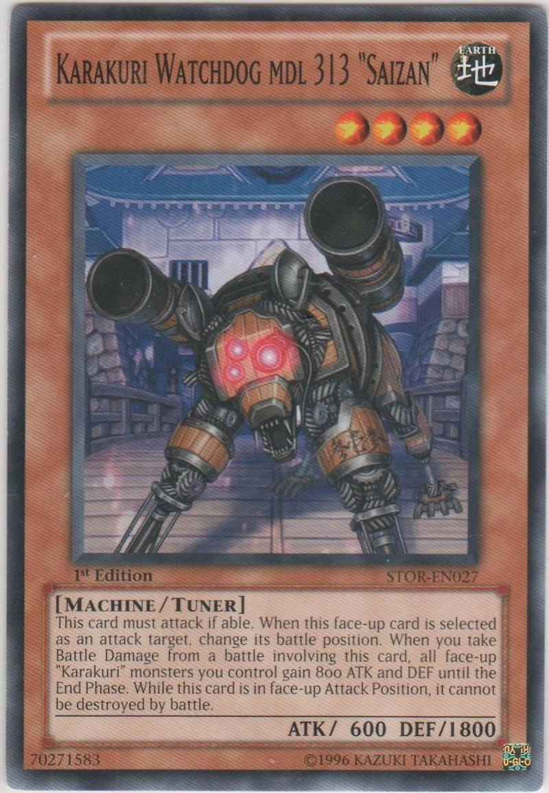 Karakuri Watchdog mdl 313 "Saizan" - STOR-EN027 - Common - 1st Edition