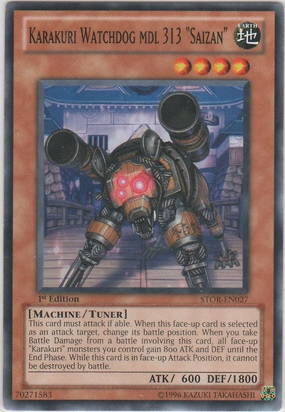 Karakuri Watchdog mdl 313 "Saizan" - STOR-EN027 - Common - 1st Edition