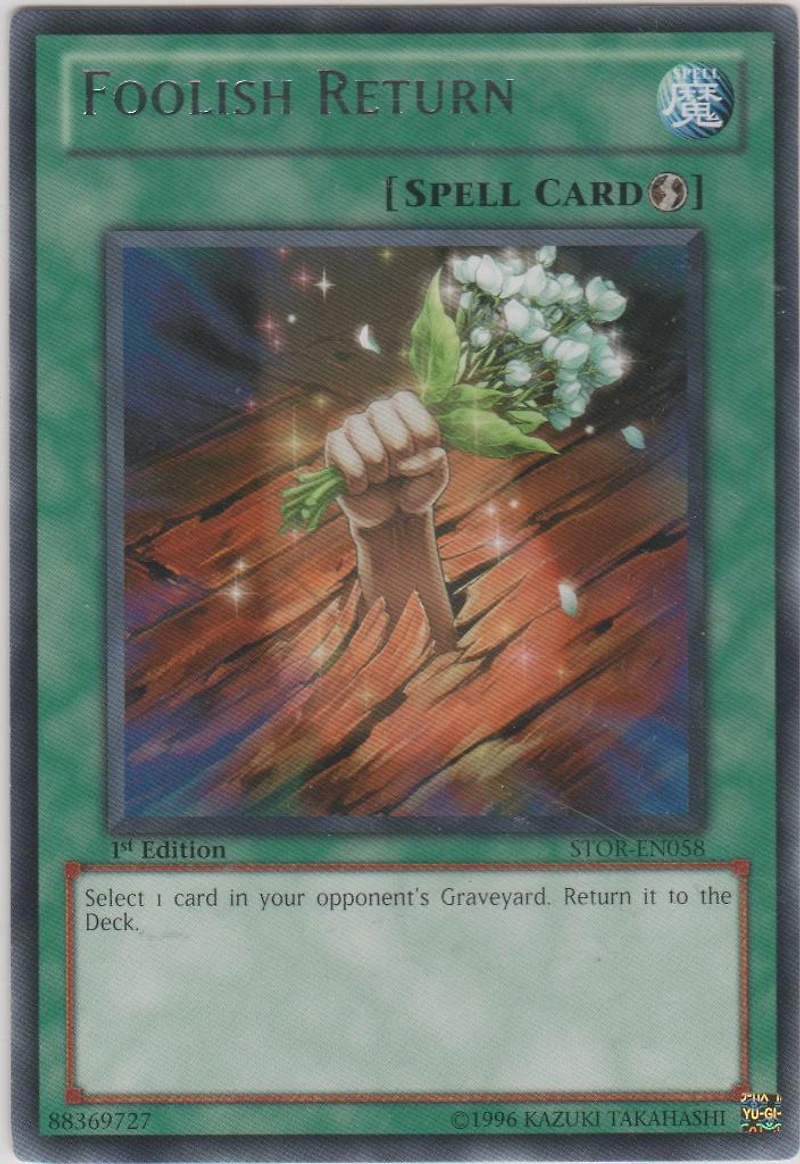 Foolish Return - STOR-EN058 - Rare - 1st Edition