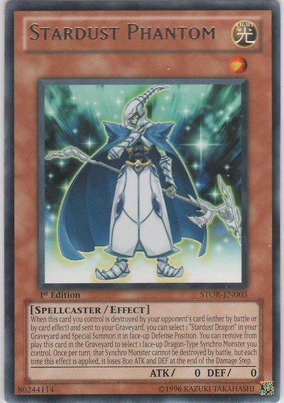 Stardust Phantom - STOR-EN003 Rare 1st Edition