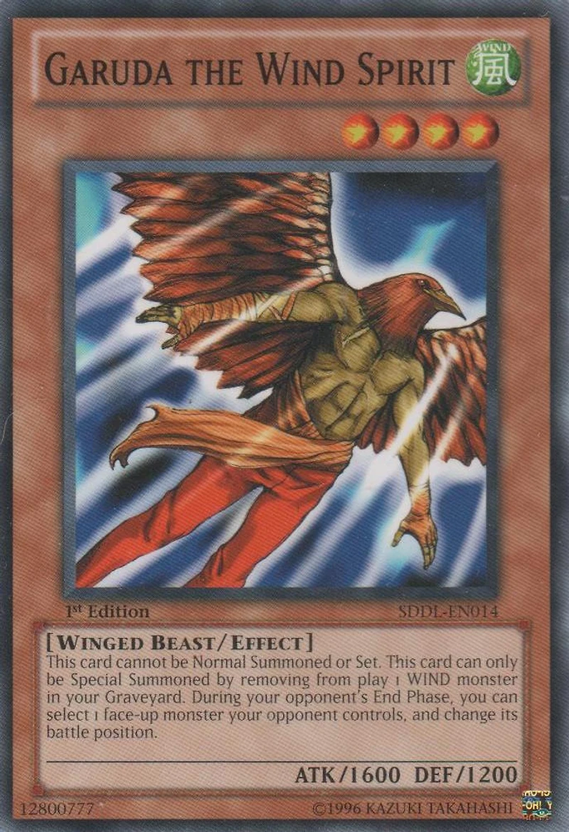 Garuda the Wind Spirit - SDDL-EN014 - Common - 1st Edition