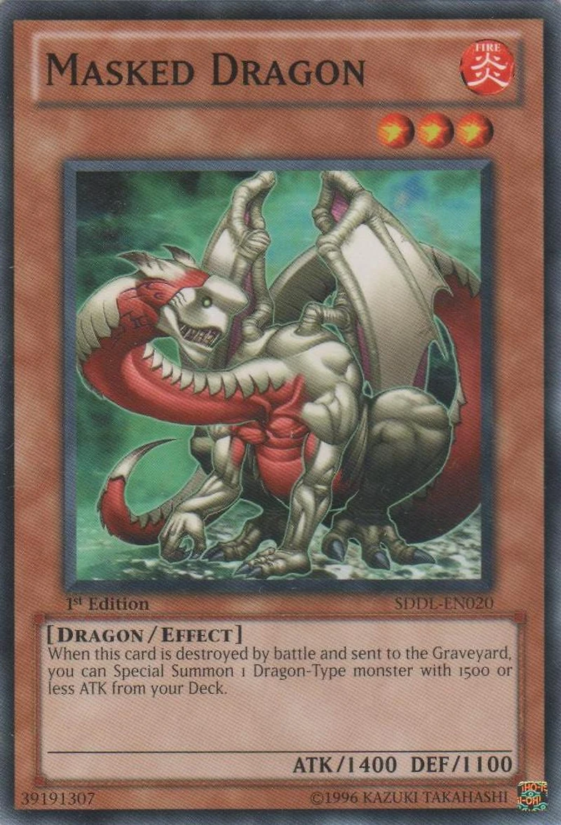 Masked Dragon - SDDL-EN020 - Common - 1st Edition