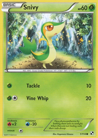 Snivy - 1/114 - Common