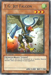 T.G. Jet Falcon - EXVC-EN018 - Common - 1st Edition