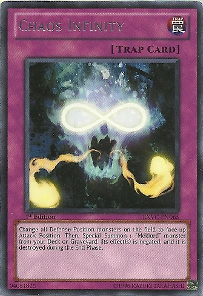 Chaos Infinity - EXVC-EN065 - Rare - 1st Edition